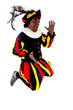 Excited jumping black Pete
