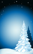 winter background with snow, stars and snowflakes