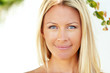 Her natural beauty shines through
