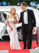 Strolling down the red carpet together