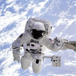 Floating free in space