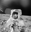 Taking samples from the moon