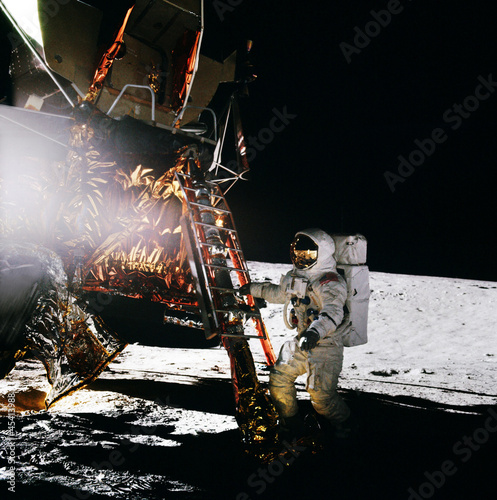 Photo: Taking steps upon the moon Taking steps upon the moon