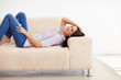 Photo: Putting her feet up after a long day Putting her feet up after a long day