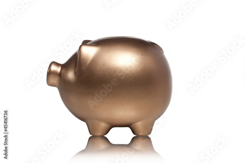Photo: close up shot of piggy bank close up shot of piggy bank