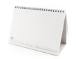 blank desktop calendar