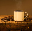Kaffee Bohnen Tasse