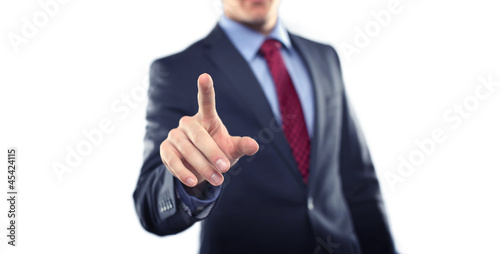 Photo: Mann wit Touchscreen Mann wit Touchscreen