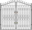 Vector: Wrought Iron Gate, Door, Fence, Window, Grill, Railing design Wrought Iron Gate, Door, Fence, Window, Grill, Railing design