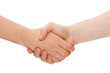 Handshake isolated.