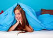 bedtime 29/girl laughing in bed