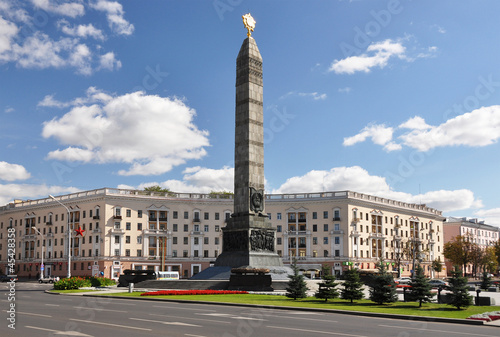 Photo: Victory square in Minsk, Belarus Victory square in Minsk, Belarus
