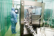 pharmaceutical factory worker