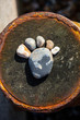stone foot mark