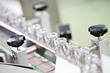 pharmacy medicine glassware at washing