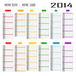 Calendrier 2014 personnalisable