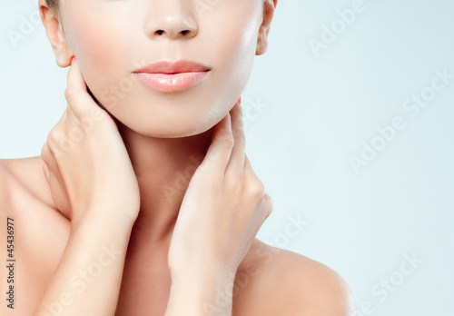 Photo: Beautiful Girl face. Perfect skin Beautiful Girl face. Perfect skin