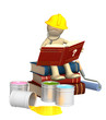 Ilustración: Puppet, studying repair manual Puppet, studying repair manual