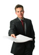 Photo: Young Businessmen with Documents Young Businessmen with Documents
