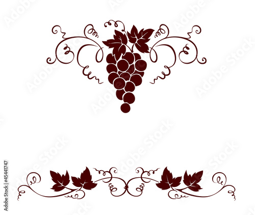 Set design elements -- grape