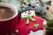 Photo: coffee with santa cookies coffee with santa cookies