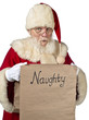 Photo: santa claus with a list santa claus with a list
