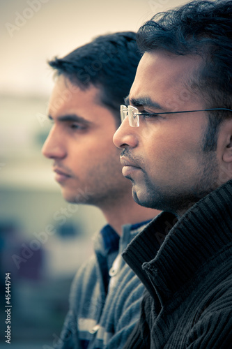 Photo: Two indian young happy people Two indian young happy people
