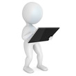 Personaje con tablet