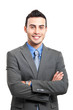 Confident young businessman