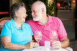Photo: Senior Couple - Wine and Romance Senior Couple - Wine and Romance