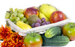 Photo: Apples, pears and grapes appetizing autumn fruit Apples, pears and grapes appetizing autumn fruit