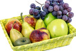 Photo: Apples, pears and grapes appetizing autumn fruit Apples, pears and grapes appetizing autumn fruit