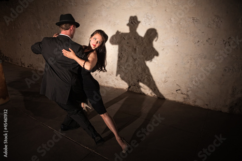 Photo: Pretty Tango Dancer with Partner Pretty Tango Dancer with Partner