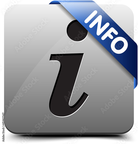 Vector: Info button Info button