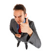 Positive businessman