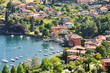 Famous Italian lake Como from Villa Serbelloni
