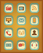Vector Communication icons.