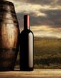 red wine bottle