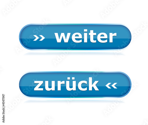 Illustration: Buttons: weiter & zurück Buttons: weiter & zurück