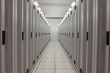 Empty row of servers