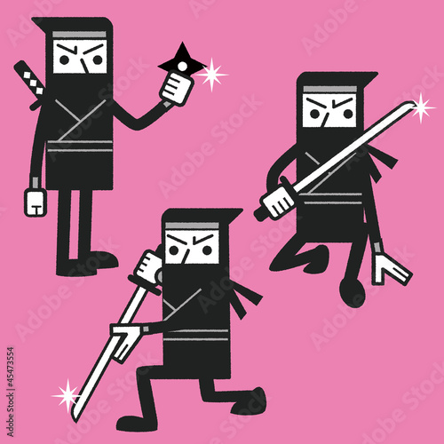 Vector: Three Ninja Three Ninja