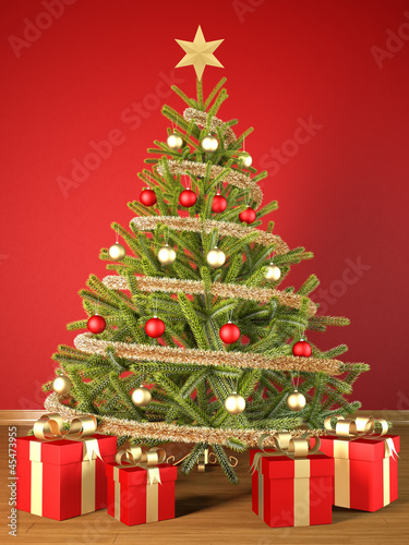Illustration: Christmas tree Christmas tree