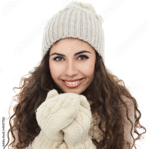 Photo: Happy winter girl Happy winter girl