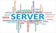 Word cloud - server