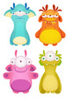 Set of Cute cartoon Monsters