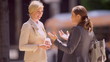 Females sharing business news