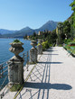View to the lake Como from villa Monastero. Italy