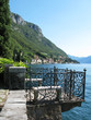  View to the lake Como from villa Monastero. Italy