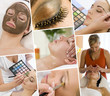 Montage of Beautiful Women at a Beauty Spa