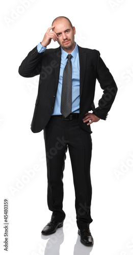 Photo: man thinking man thinking